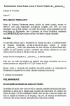 Petição Padrão para Contestação com pedido de vínculo empregatício de representante comercial - Direito Trabalhista - Novo CPC