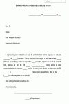 Carta Padrão para Comunicado de Reajuste de Valor do Acordo Termo Contrato