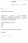 Comunicado Padrão para Aviso sobre alteração na forma de pagamento do serviço