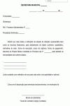 Carta Padrão para Solicitação de Dotação Orçamentária