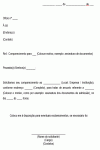 Carta Padrão para Convocação Solicitação de Comparecimento 