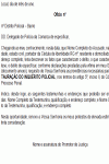 Modelo de Petição Requisição de Inquérito Policial por Representante do Ministério Público