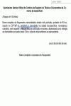 Modelo de Petição Registro de Notificação Extrajudicial com a Dispensa de Entrega ao Destinatário