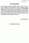 Modelo de Petição Termo de Responsabilidade pelo Cadastramento de Senha para Acesso ao CNIS pelo site do INSS