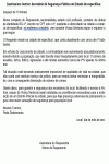 Petição Padrão para Requerimento à Autoridade para a Instalação de Distrito Policial