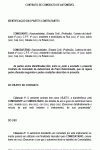 Contrato Padrão para Comodato de Automóvel e Afins