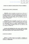 Modelo de Contrato de Comodato de Mercadoria