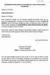 Petição Padrão para Manifestação de Concordância com a Desocupação do Imóvel - Novo CPC Lei nº 13.105.2015