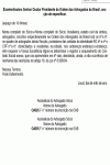 Modelo de Contrato Minuta de Requerimento para Registro e Arquivamento de Contrato Social de Sociedade de Advogados