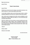 Petição Padrão para Carta de Cobrança