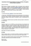 Petição Padrão para Assistência ao Presidente da Comissão de Direitos e Prerrogativas da OAB