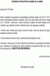 Petição Padrão para Notificação Extrajudicial - Direito de Preferência