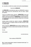 Contrato Padrão para Carta de Rescisão de Contrato de Leasing e Devolução do Bem Arrendado