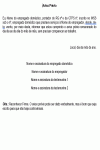 Modelo de Contrato Recibo de Aviso Prévio - Sem Comparecer ao Trabalho