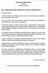 Modelo de Contrato Notificação de Cancelamento - Telefonia Móvel