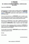 Modelo de Contrato Carta Exigindo Atendimento de Emergência