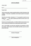 Carta Padrão para Suspensão - Reincidência