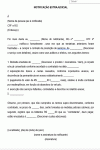 Notificação Extrajudicial Padrão para retirada de mercadoria produto abandonado em oficina