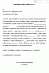 Carta Padrão de Justificativa de Atraso do CAT