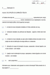 Requerimento Padrão de Solicitação de Inclusão ou Reparos em Iluminação Pública