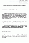 Contrato Padrão para Locação de Automóveis - Carro Veículo