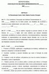 Estatuto Padrão de Associação de Mulheres Empreendedoras