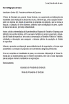 Modelo de Contrato Comunicado à Empresa sobre Deflagração de Greve