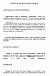 Contrato Padrão para Prestação de Bolsa Estudos em Curso - Empresa Funcionário