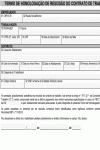 Modelo de Termo de Homologação de Rescisão do Contrato de Trabalho Empregado - Funcionário - a partir de 01 fevereiro 2013