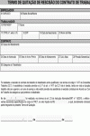 Termo Padrão para Quitação de Rescisão do Contrato de Trabalho Empregado - TRCT Funcionário - Novo a partir de 01 fevereiro 2013