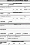 Termo Padrão para Rescisão do Contrato de Trabalho Empregado - TRCT Funcionário - Novo a partir de 01 fevereiro 2013