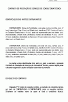 Modelo de Contrato de Prestação de Serviços de Consultoria Técnica - Consultor