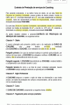 Modelo de Termo de Contrato de Prestação de Serviços de Coaching