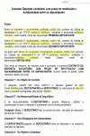 Modelo de Termo Contrato Depósito voluntário com prazo de restituição e solidariedade entre os depositantes