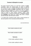 Contrato Padrão de Quitação de Locação