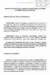 Contrato Padrão para Prestação de Serviços de Profissional de Administração de Empresas - Administrador