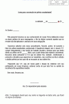 Carta Padrão para Concessão de Prêmio Assiduidade