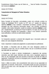 Petição Padrão Justificativa em Cumprimento de Obrigação de Prestar Alimentos