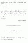 Petição Padrão Desentranhamento de Cópias não Conferidas - Novo CPC - Lei nº 13105-15