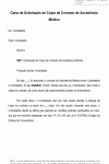 Petição Padrão Carta de Solicitação de Cópia de Contrato de Assistência Médica