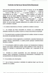 Petição Padrão de Serviços Gerais Entre Empresas