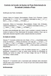 Modelo de Contrato de Cessão de Quotas de Prazo Determinado de Sociedade Limitada a Prazo