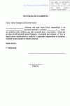 Requerimento Padrão para Restituição de Documentos