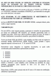 Petição Padrão Ação Revisional de Ato Administrativo de Indeferimento de Aposentadoria por Tempo de Contribuição