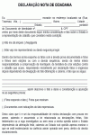 Petição Padrão de Declaração Nota de Cidadania