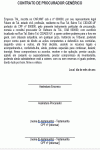 Petição Padrão de Contrato de Procurador Genérico