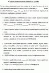 Modelo de Contrato de Trabalho de Caseiro