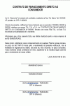 Petição Padrão Contrato de Financiamento Direto ao Consumidor