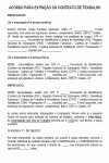 Petição Padrão Acordo para Extinção do Contrato de Trabalho