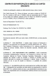 Modelo de Contrato de Participação e Adesão ao Cartão Desconto